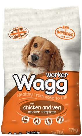 Wagg Worker Dog Food with Chicken and Veg