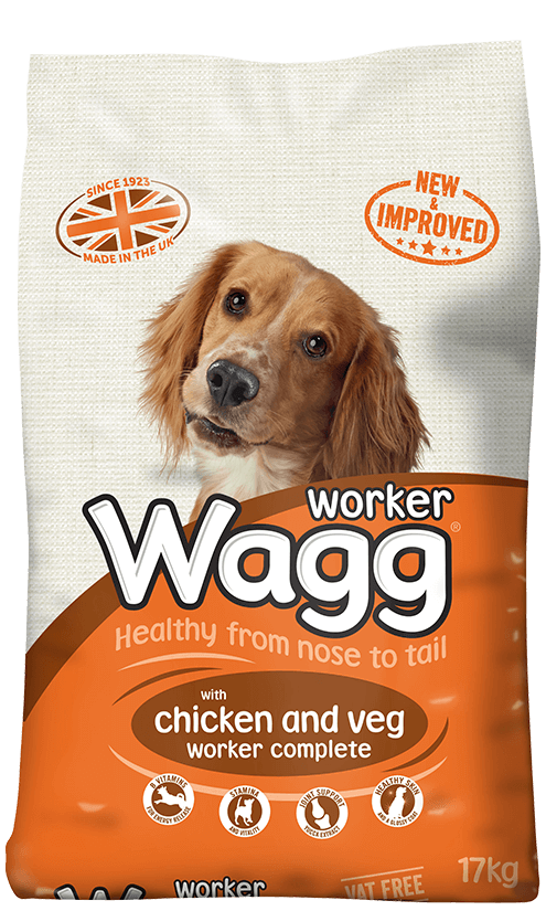 Wagg Worker Dog Food with Chicken and Veg